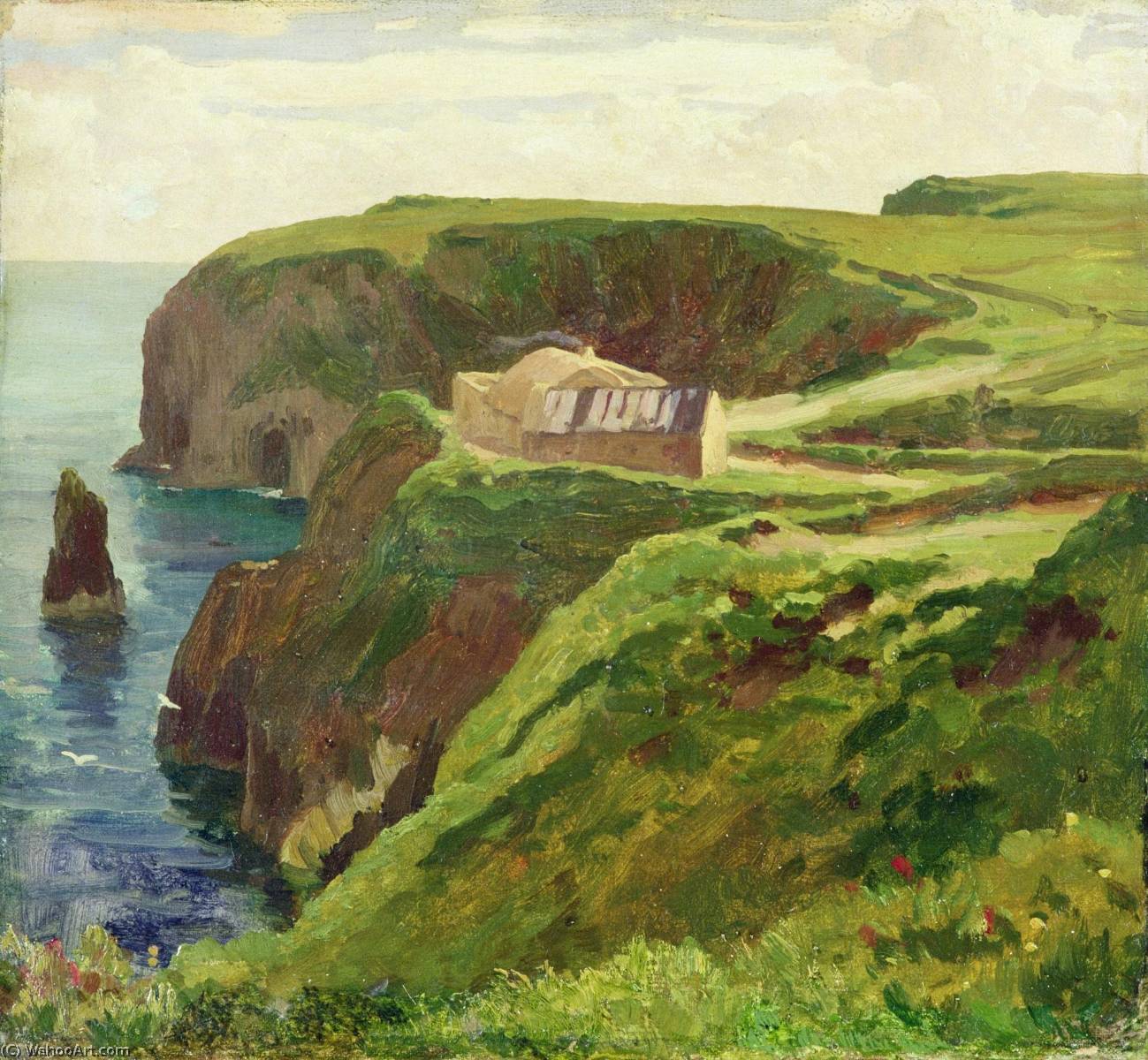WikiOO.org - Enciclopedia of Fine Arts - Pictura, lucrări de artă Lord Frederic Leighton - Malin Head, Donegal