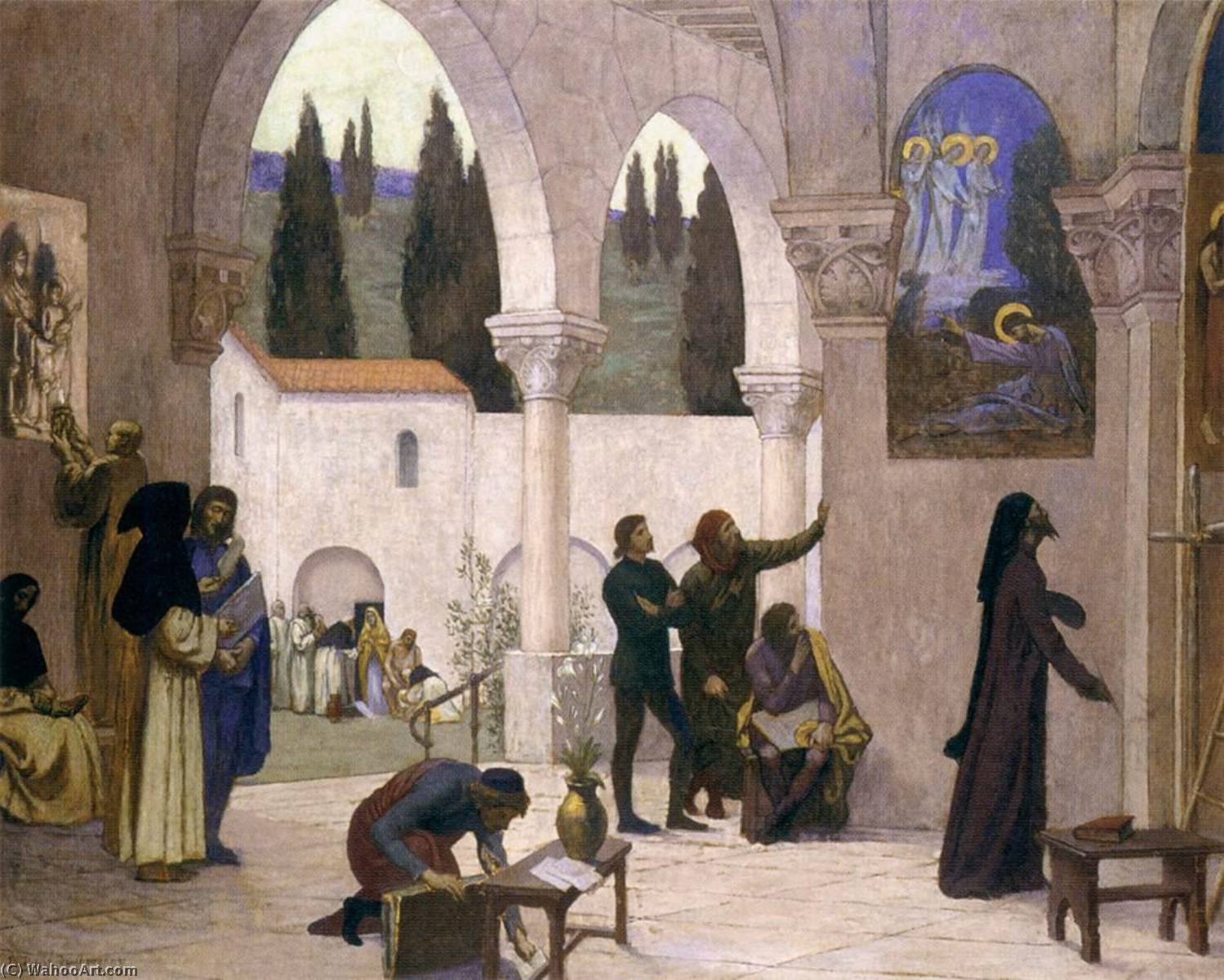 Wikioo.org - The Encyclopedia of Fine Arts - Painting, Artwork by Pierre Puvis De Chavannes - Christian Inspiration