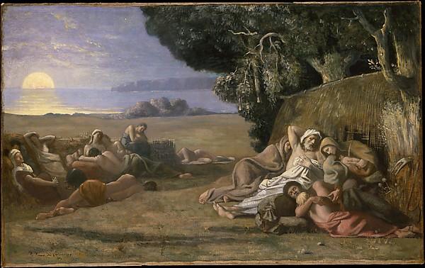 WikiOO.org - Енциклопедія образотворчого мистецтва - Живопис, Картини
 Pierre Puvis De Chavannes - Sleep