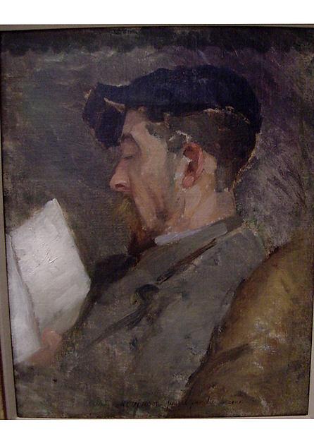 Wikioo.org - The Encyclopedia of Fine Arts - Painting, Artwork by Theodore Robinson - Self Portrait
