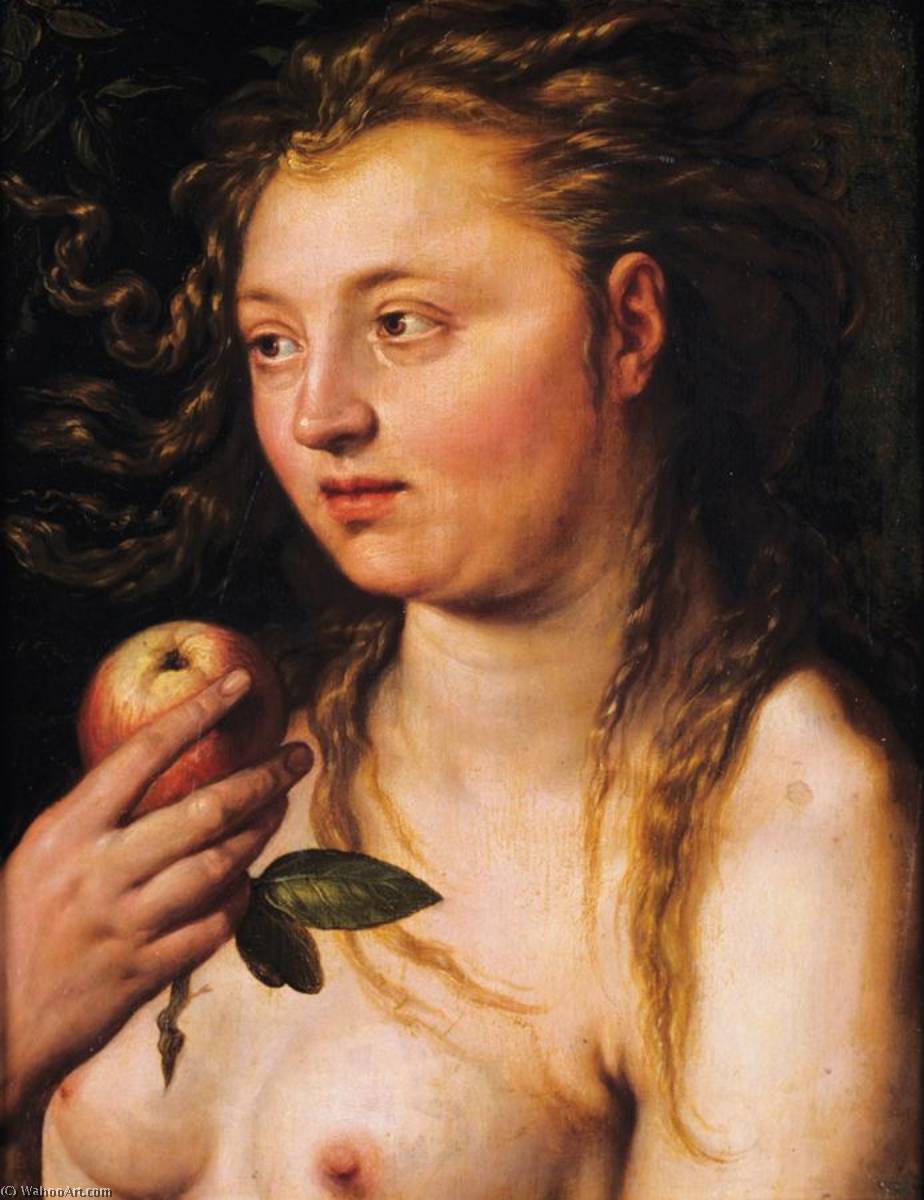 WikiOO.org - Encyclopedia of Fine Arts - Lukisan, Artwork Hendrik Goltzius - Eva