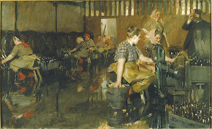 Wikioo.org - The Encyclopedia of Fine Arts - Painting, Artwork by Anders Leonard Zorn - The Little Brewery