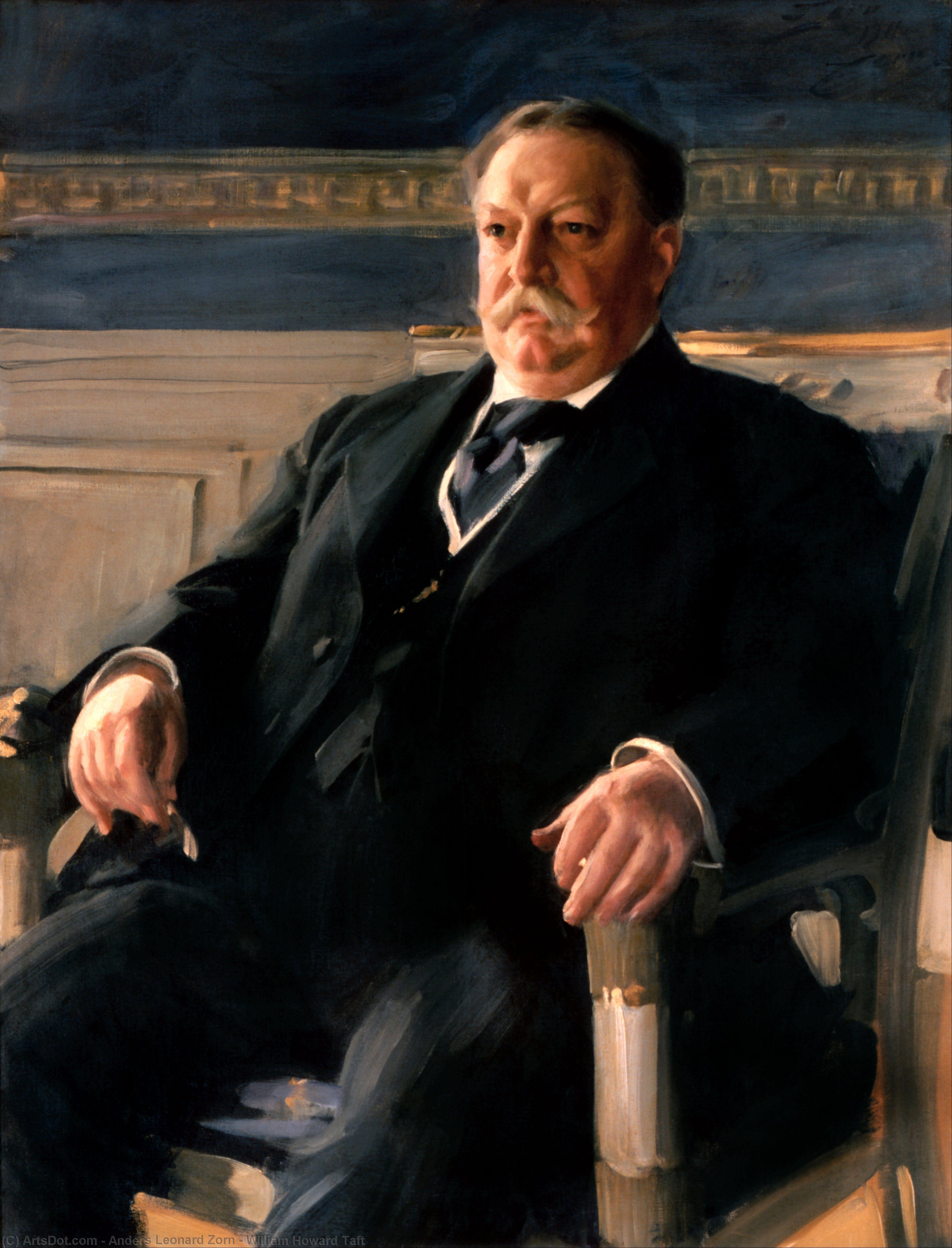 Wikioo.org - The Encyclopedia of Fine Arts - Painting, Artwork by Anders Leonard Zorn - William Howard Taft