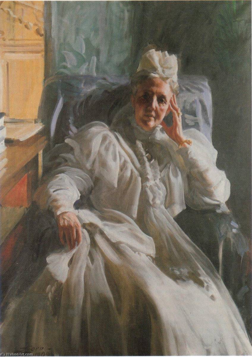 WikiOO.org - Encyclopedia of Fine Arts - Målning, konstverk Anders Leonard Zorn - Queen Sophia