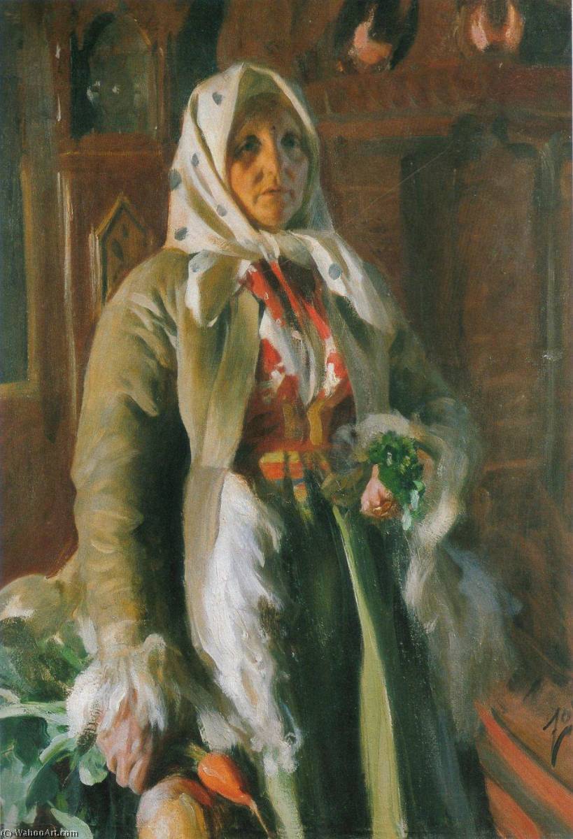 Wikioo.org - The Encyclopedia of Fine Arts - Painting, Artwork by Anders Leonard Zorn - Mona