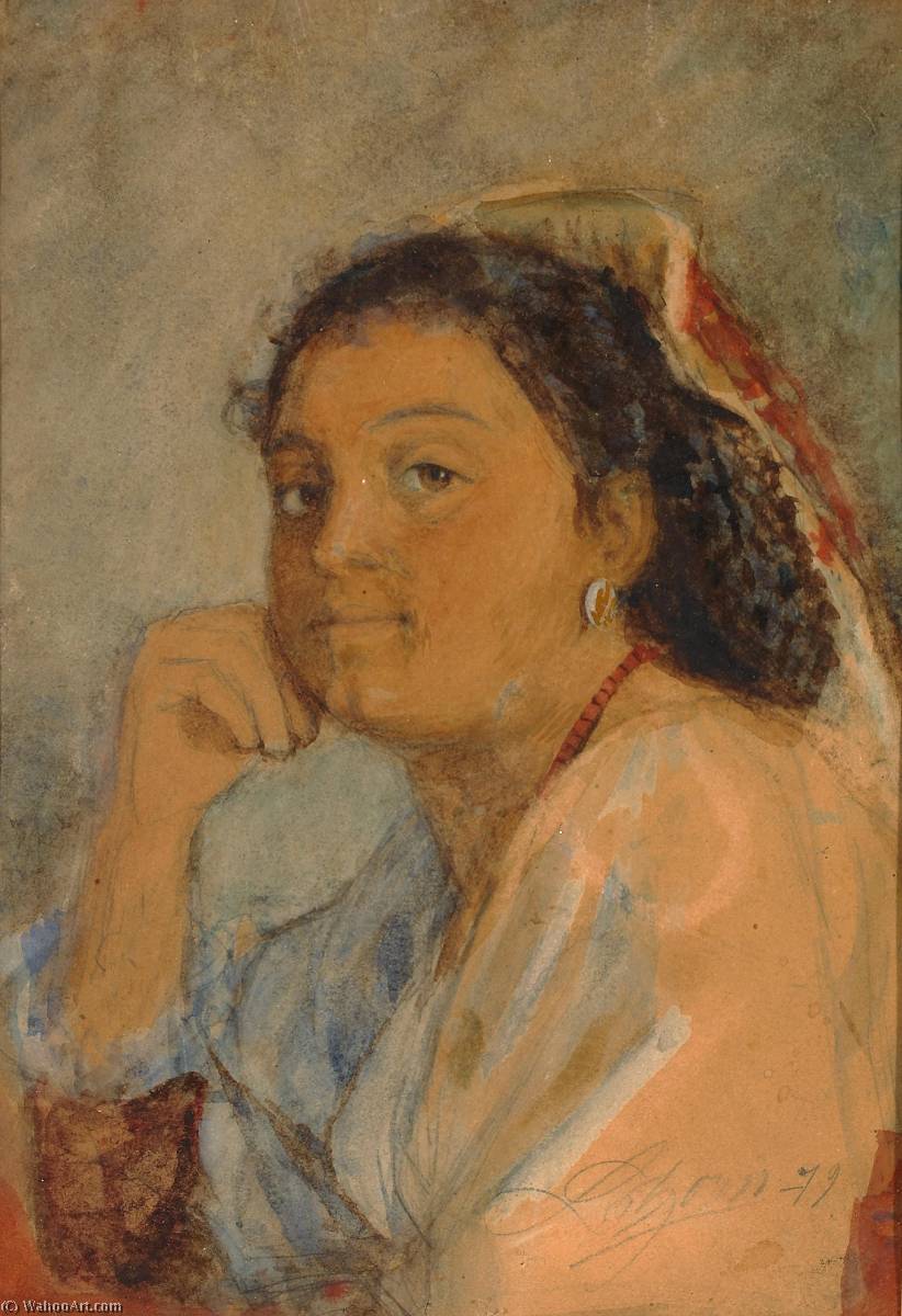 Wikioo.org - The Encyclopedia of Fine Arts - Painting, Artwork by Anders Leonard Zorn - Swedish Spanjorska Spanish woman