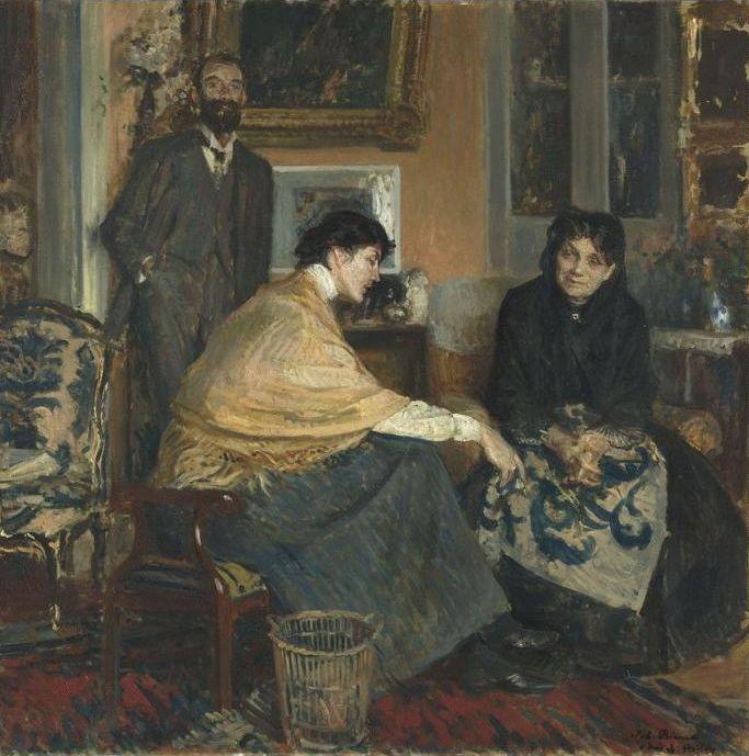 WikiOO.org - Encyclopedia of Fine Arts - Malba, Artwork Jacques-Emile Blanche - The Halévy Family