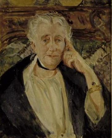 WikiOO.org - Encyclopedia of Fine Arts - Maleri, Artwork Jacques-Emile Blanche - Madame Caroline Franklin Groult