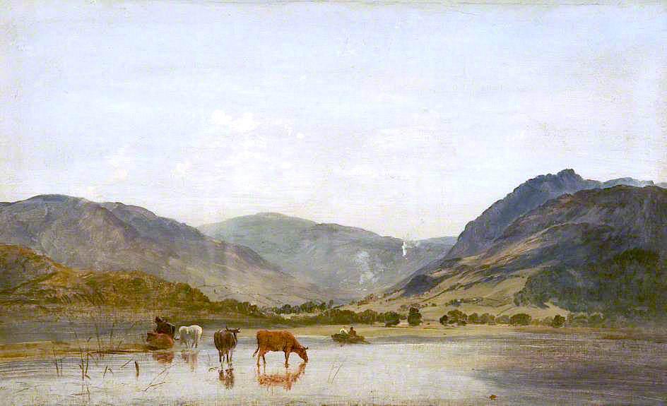 Wikioo.org - The Encyclopedia of Fine Arts - Painting, Artwork by James Francis Danby - Lake Scene