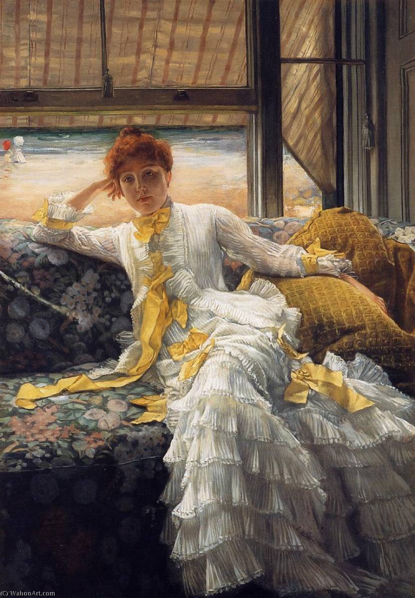 Wikioo.org - The Encyclopedia of Fine Arts - Painting, Artwork by James Jacques Joseph Tissot - July Specimen of a Portrait