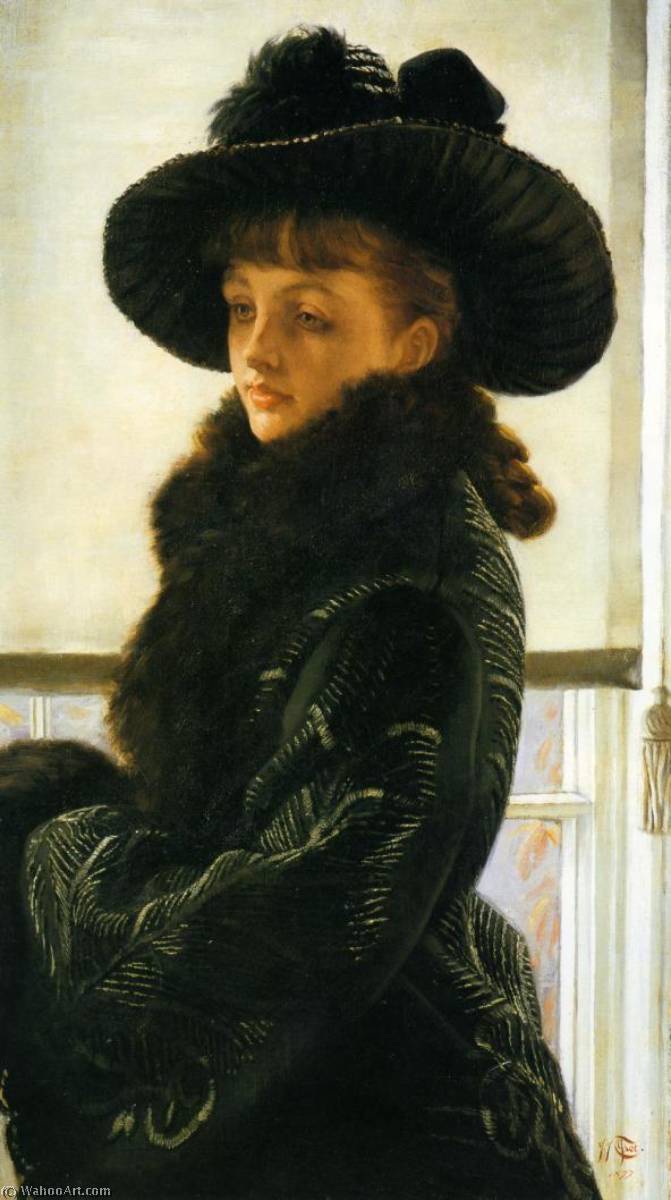 Wikioo.org - The Encyclopedia of Fine Arts - Painting, Artwork by James Jacques Joseph Tissot - Mavourneen (also known as Portrait of Kathleen Newton)