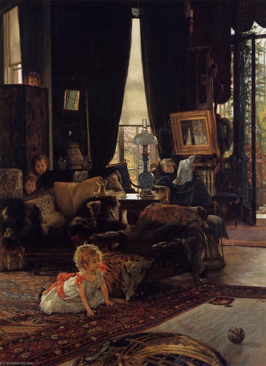 Wikioo.org - The Encyclopedia of Fine Arts - Painting, Artwork by James Jaques Joseph Tissot - Hide and Seek
