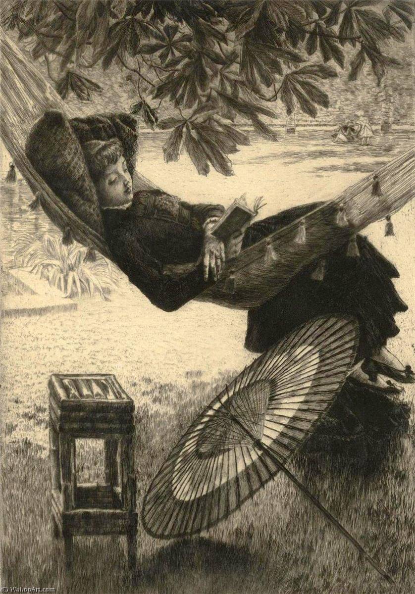 Wikioo.org - The Encyclopedia of Fine Arts - Painting, Artwork by James Jaques Joseph Tissot - The Hammock