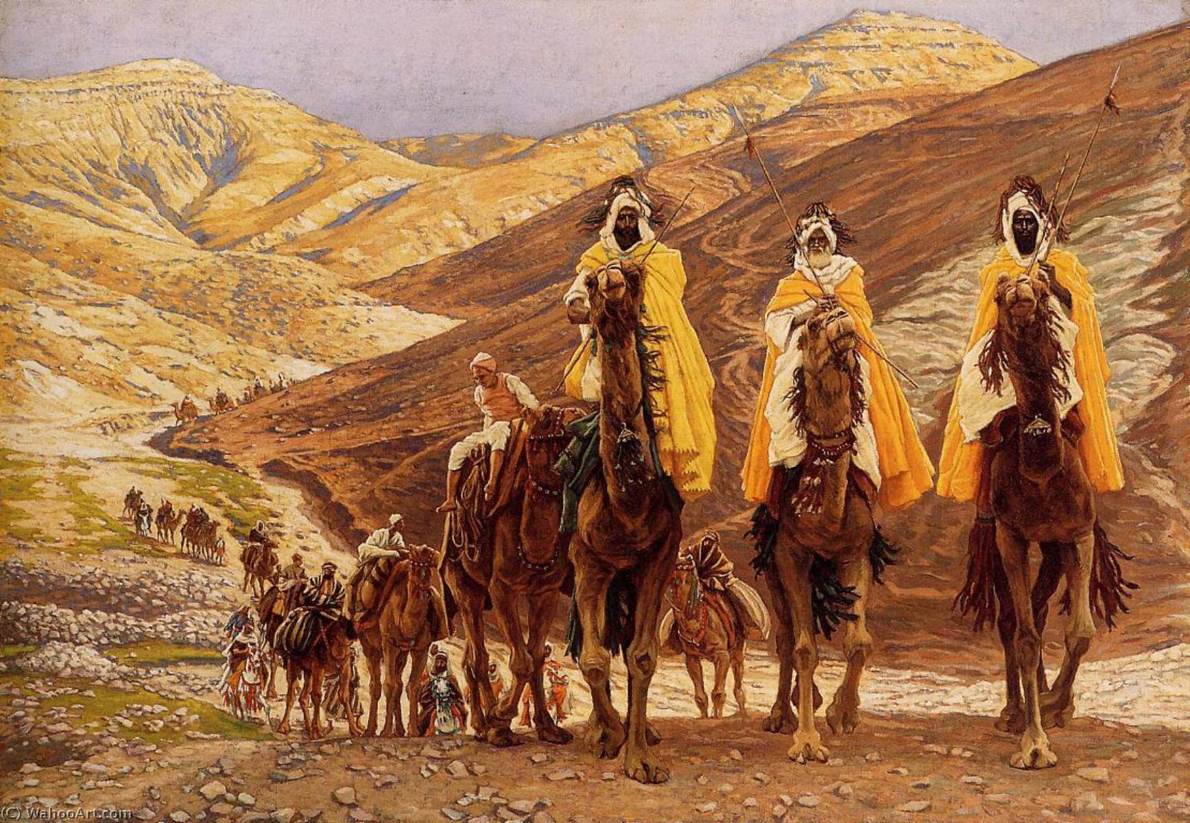 Wikioo.org - The Encyclopedia of Fine Arts - Painting, Artwork by James Jacques Joseph Tissot - Journey of the Magi