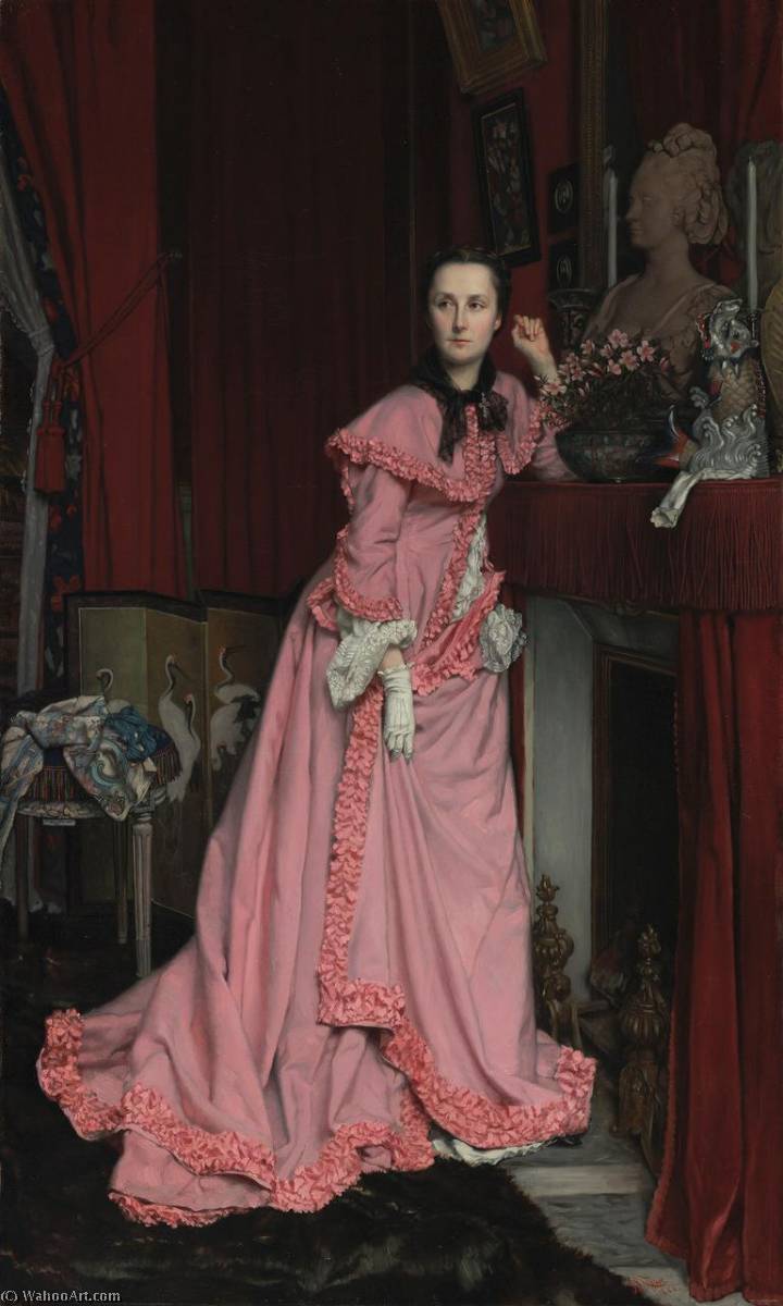 Wikioo.org – L'Encyclopédie des Beaux Arts - Peinture, Oeuvre de James Jacques Joseph Tissot - marquise de miramon