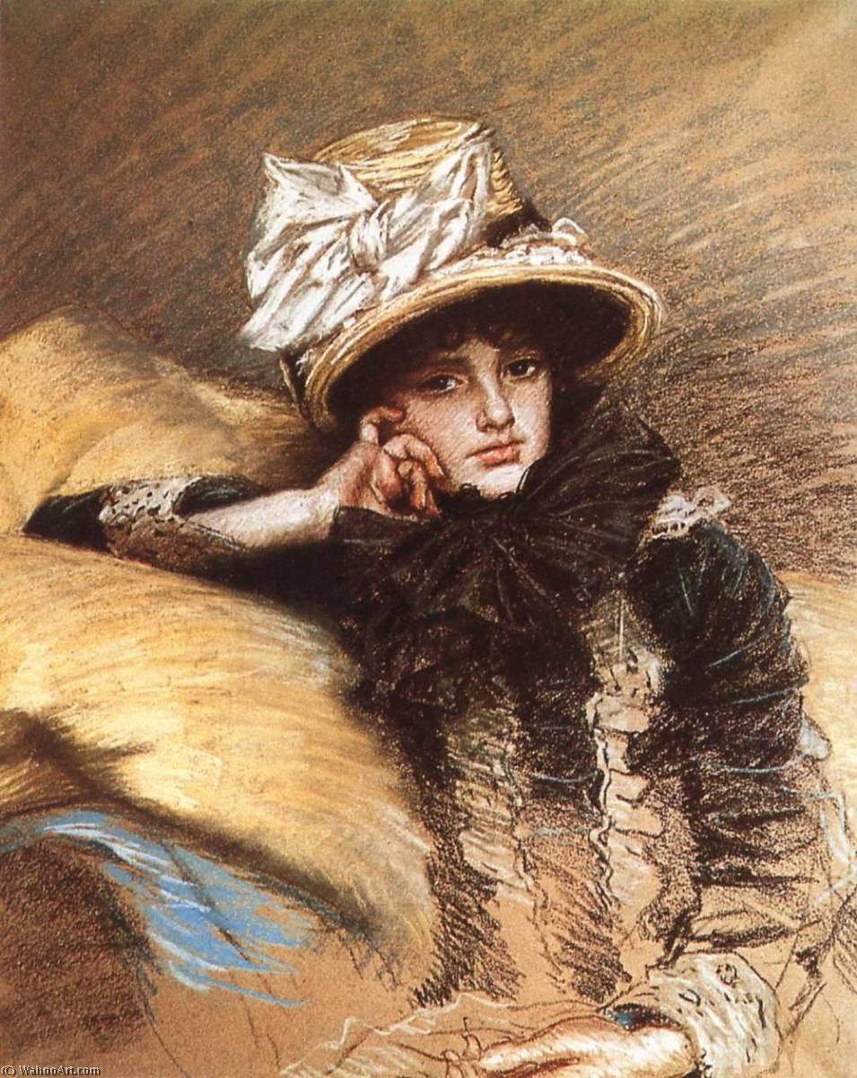 Wikioo.org - The Encyclopedia of Fine Arts - Painting, Artwork by James Jaques Joseph Tissot - Berthe