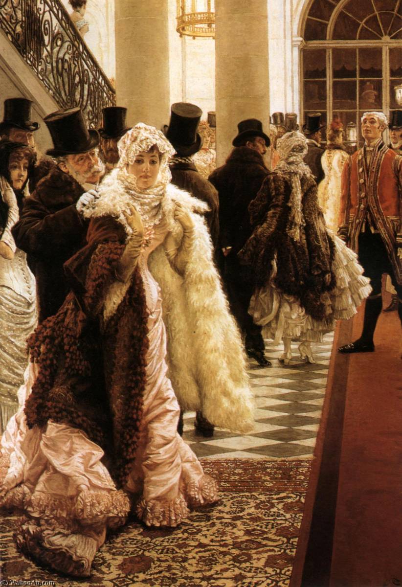 Wikioo.org - The Encyclopedia of Fine Arts - Painting, Artwork by James Jacques Joseph Tissot - English The Woman of Fashion