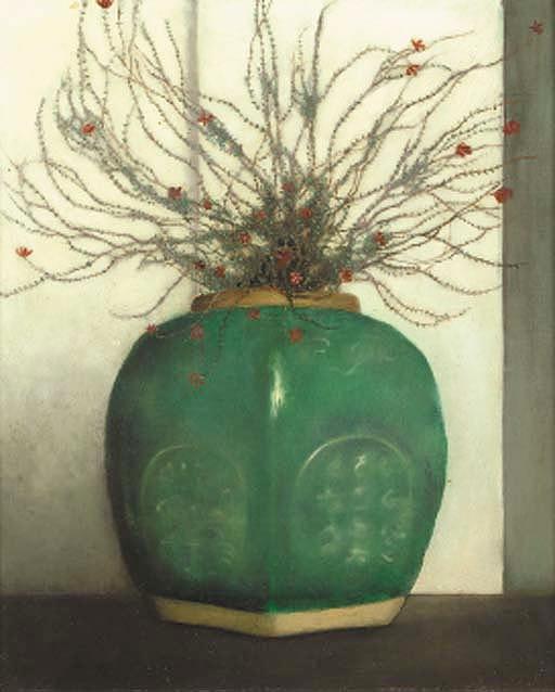 Wikioo.org - The Encyclopedia of Fine Arts - Painting, Artwork by Jan Mankes - Gingerjar with Heath
