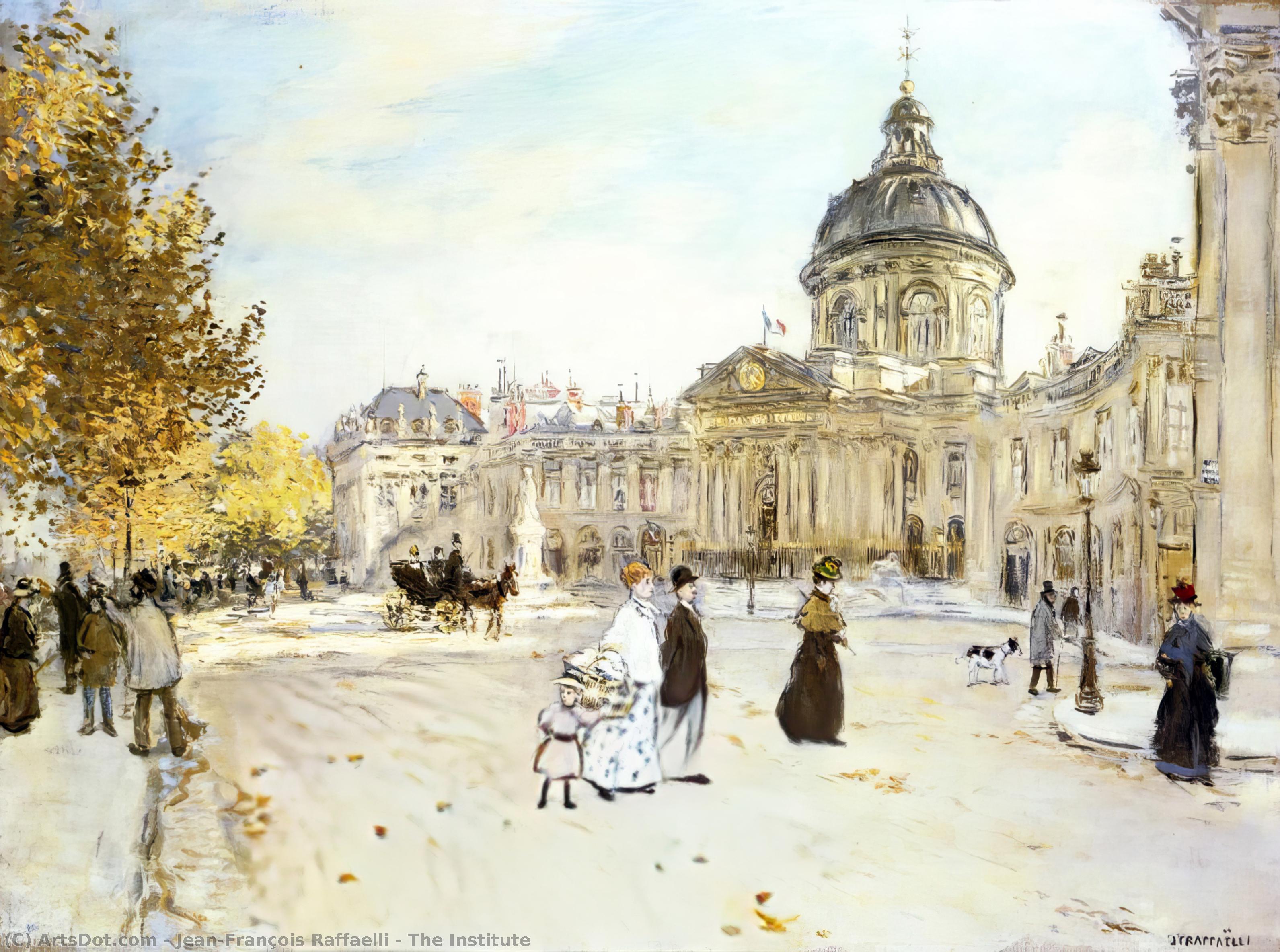 Wikioo.org - The Encyclopedia of Fine Arts - Painting, Artwork by Jean-François Raffaelli - The Institute