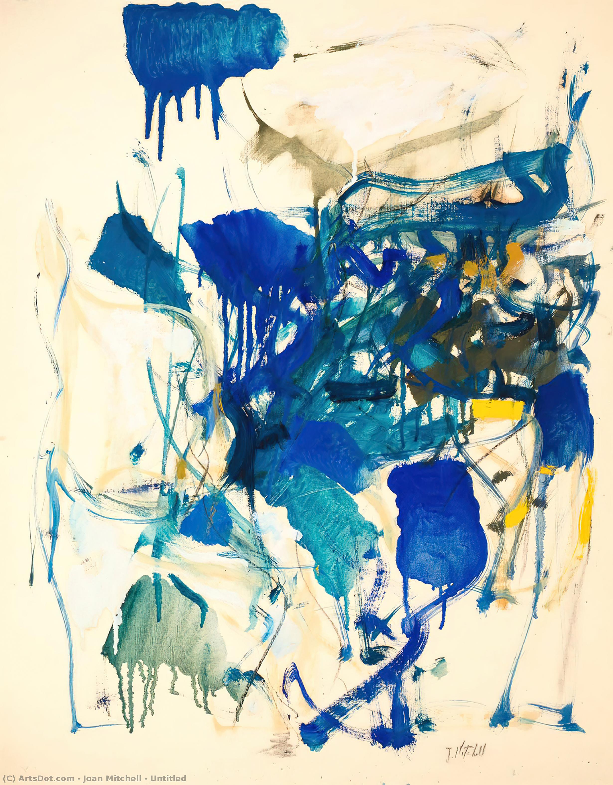 Wikioo.org - The Encyclopedia of Fine Arts - Painting, Artwork by Joan Mitchell - Untitled