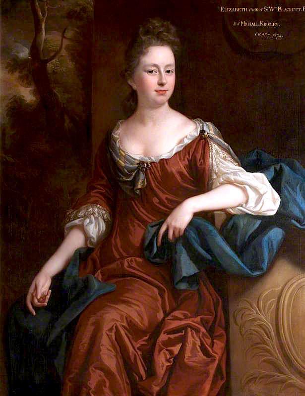 Wikioo.org - สารานุกรมวิจิตรศิลป์ - จิตรกรรม John Closterman - Elizabeth Kirkley, First Wife of Sir William Blackett, 1st Bt