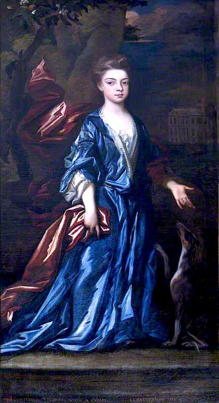 WikiOO.org - Encyclopedia of Fine Arts - Målning, konstverk John Closterman - Eleanor Brownlow, Later Viscountess Tyrconnel, as a Young Girl