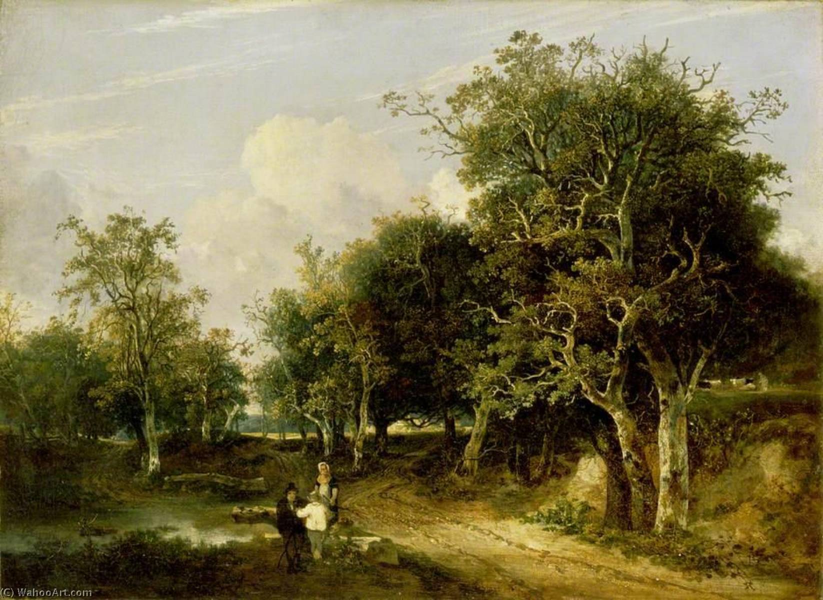 Wikioo.org - The Encyclopedia of Fine Arts - Painting, Artwork by John Crome - Grove Scene