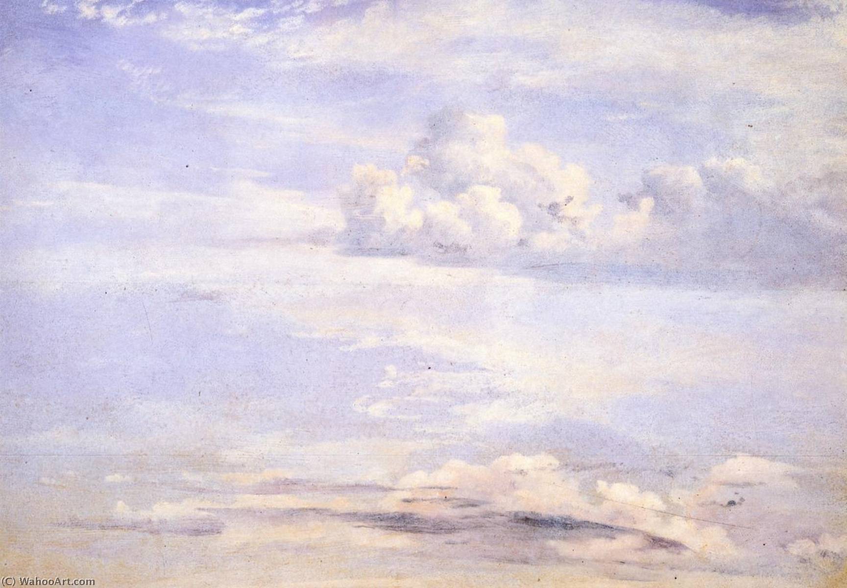 Wikioo.org - The Encyclopedia of Fine Arts - Painting, Artwork by José María Velasco - Estudio de nubes