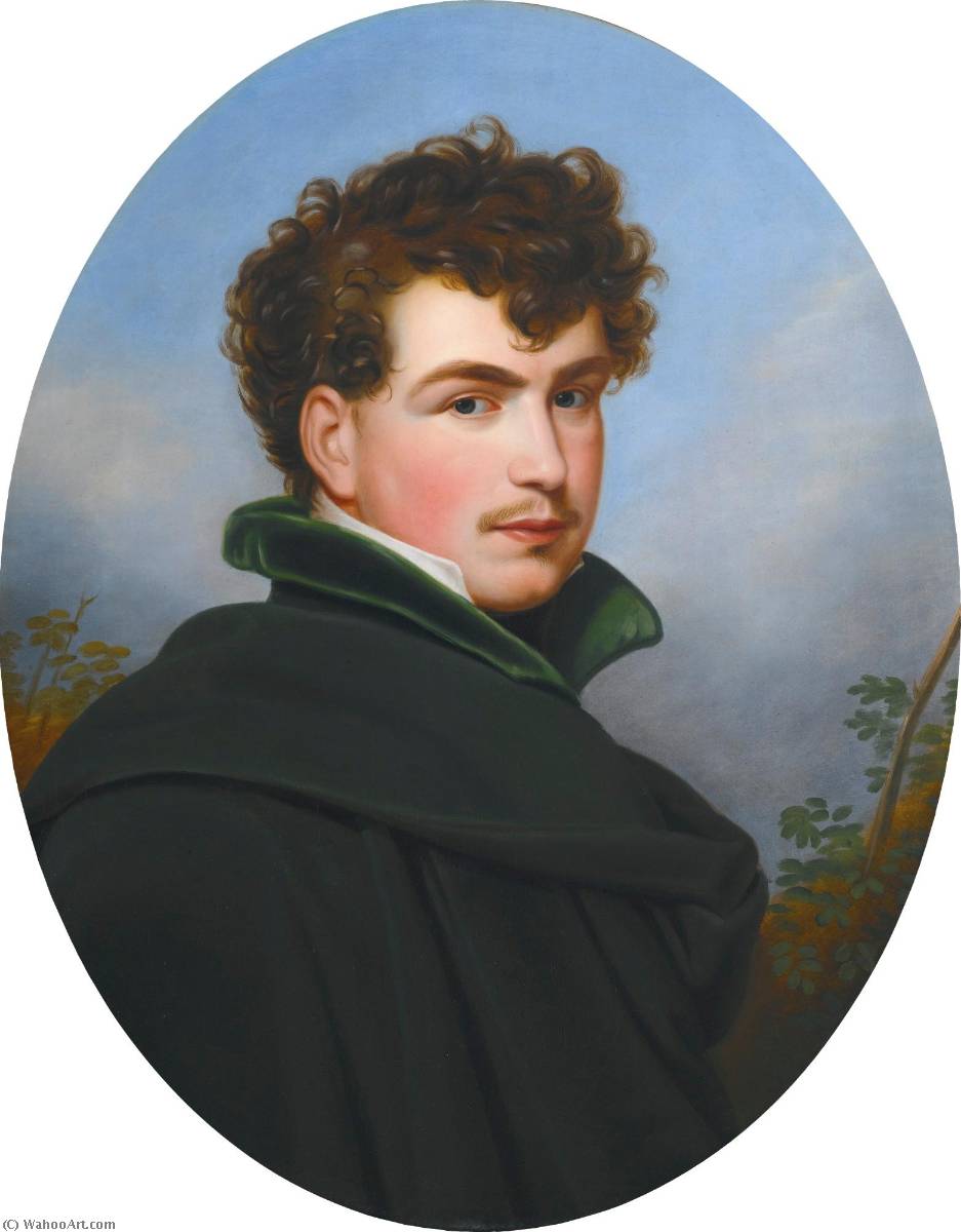 WikiOO.org - Encyclopedia of Fine Arts - Lukisan, Artwork Joseph Karl Stieler - Portrait of Prince Karl Theodor of Bavaria (1795 1875)
