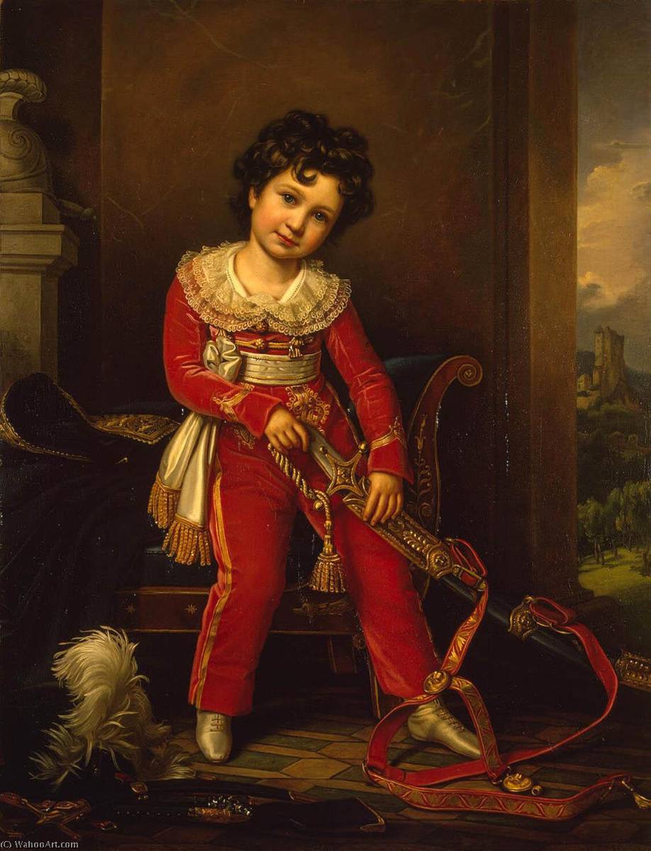 Wikioo.org - สารานุกรมวิจิตรศิลป์ - จิตรกรรม Joseph Karl Stieler - Maximilian, Duke of Leuchtenberg