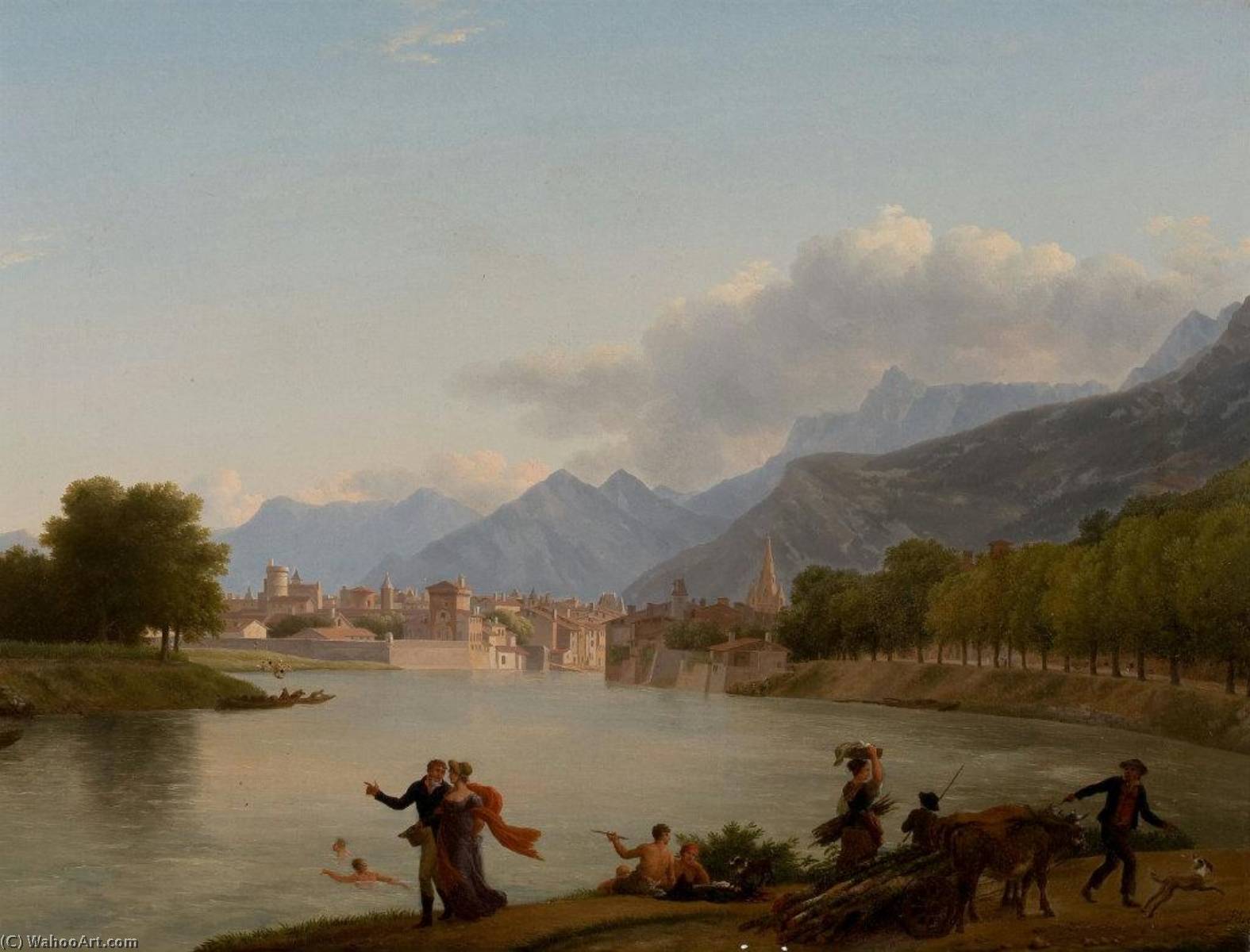 Wikioo.org – L'Encyclopédie des Beaux Arts - Peinture, Oeuvre de Joseph Pierre Xavier Bidauld - de Grenoble