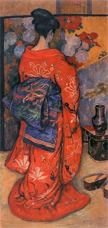 WikiOO.org - Εγκυκλοπαίδεια Καλών Τεχνών - Ζωγραφική, έργα τέχνης Józef Pankiewicz - The Japanese Girl