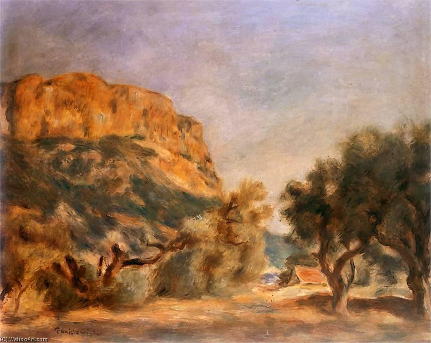 WikiOO.org - Encyclopedia of Fine Arts - Maalaus, taideteos Józef Pankiewicz - Landscape in Cassis