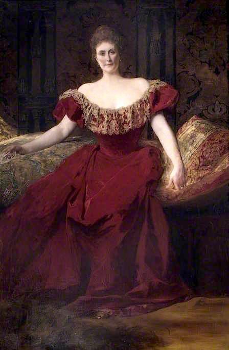 Wikioo.org - The Encyclopedia of Fine Arts - Painting, Artwork by Jean-Joseph Constant (Benjamin-Constant) - Henrietta Maria Walter, Wife of Arthur Fraser Walter of Bearwood, High Steward of Woking