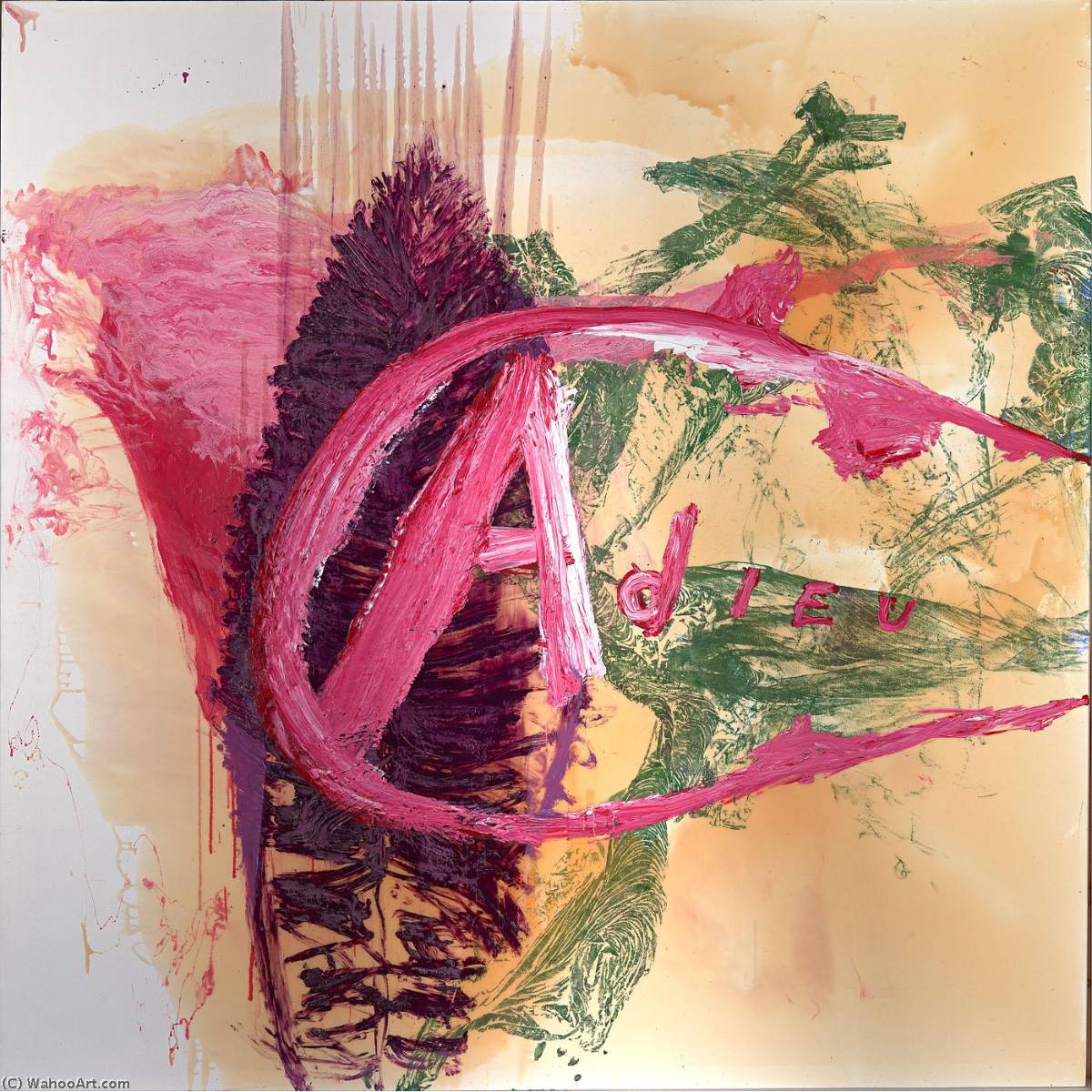 Wikioo.org - The Encyclopedia of Fine Arts - Painting, Artwork by Julian Schnabel - Adieu