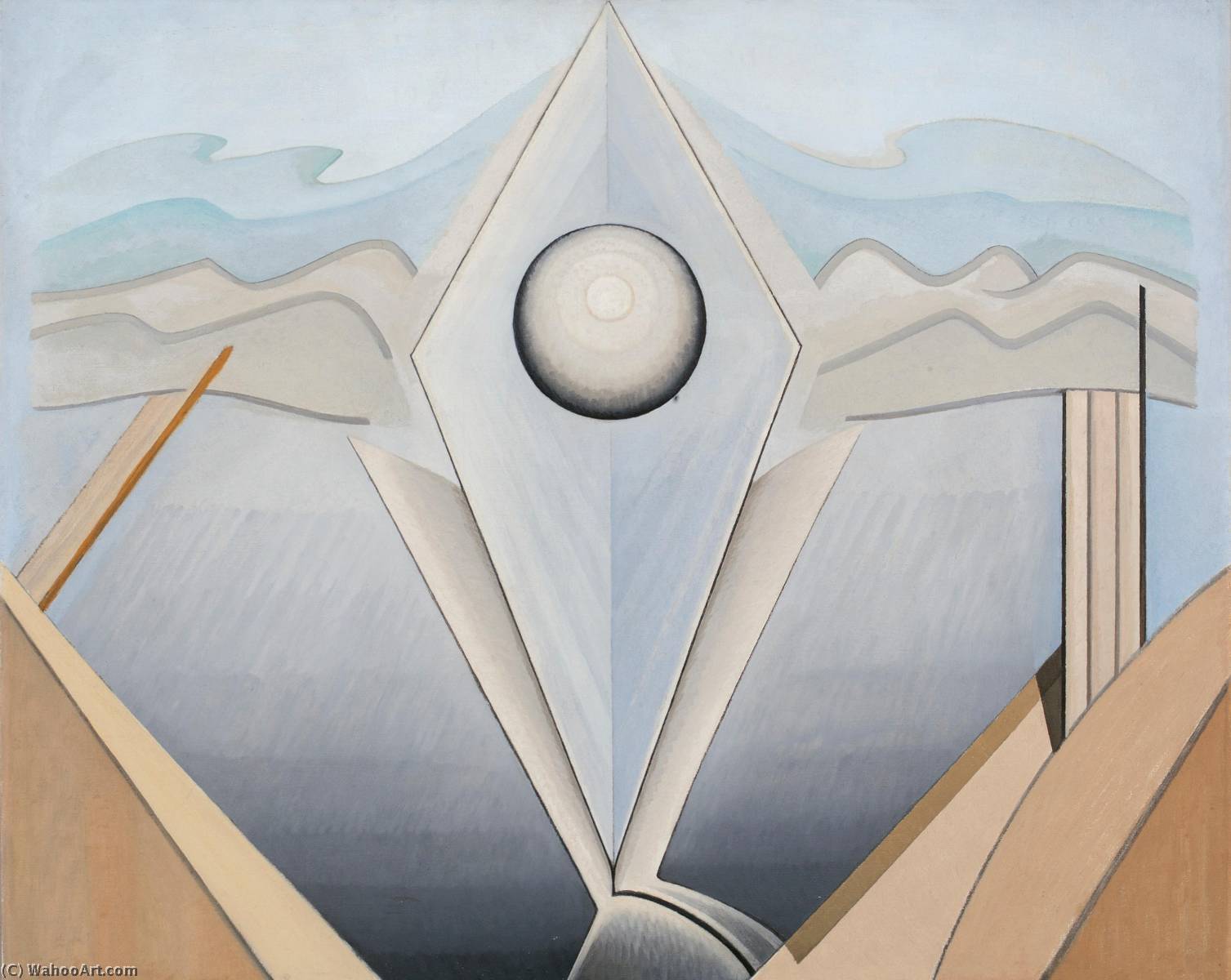 Wikioo.org - The Encyclopedia of Fine Arts - Painting, Artwork by Lawren Stewart Harris - Abstract Painting 98