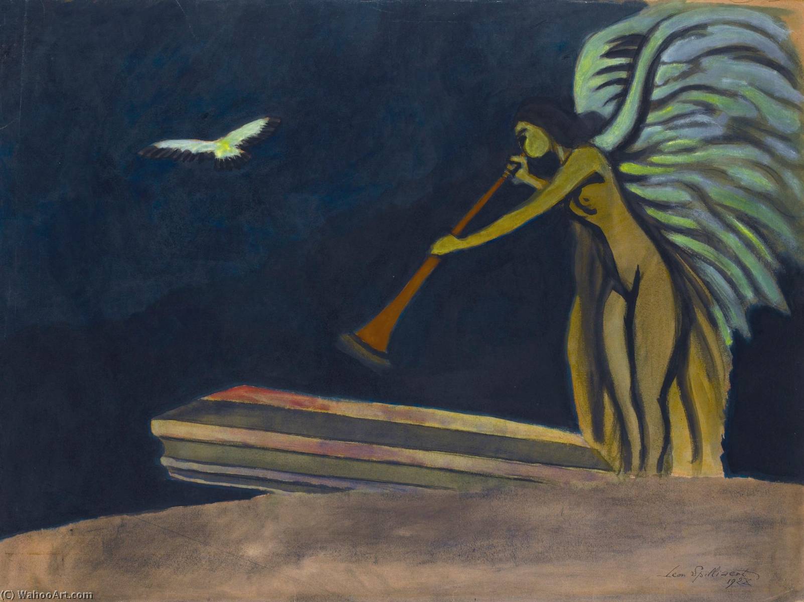 Wikioo.org - The Encyclopedia of Fine Arts - Painting, Artwork by Leon Spilliaert - Resurrection