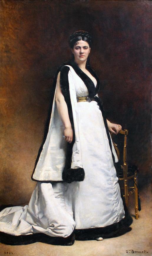WikiOO.org - Enciclopedia of Fine Arts - Pictura, lucrări de artă Léon Joseph Florentin Bonnat - Madame Pasca