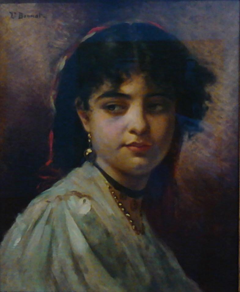 WikiOO.org – 美術百科全書 - 繪畫，作品 Léon Joseph Florentin Bonnat - 头  一 女性