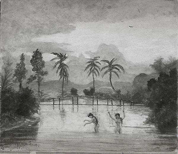 Wikioo.org - The Encyclopedia of Fine Arts - Painting, Artwork by Louis Michel Eilshemius - Samoa