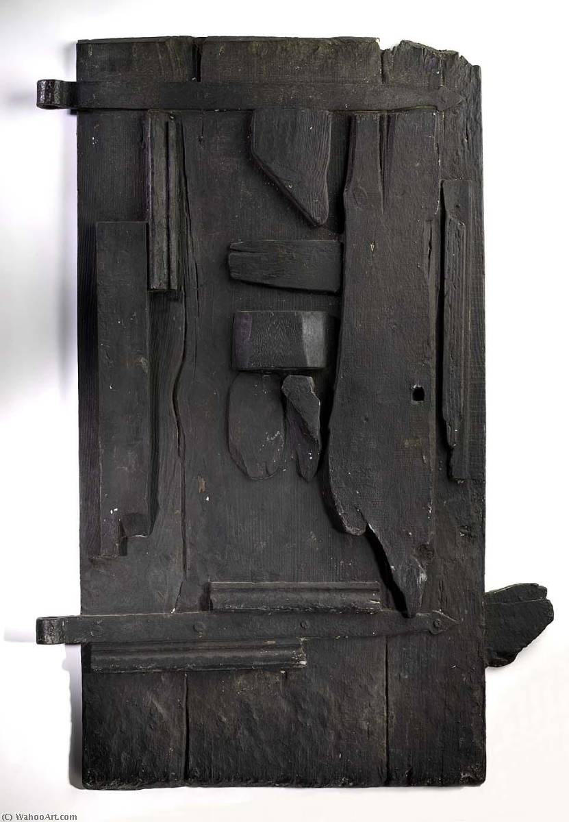 Wikioo.org - The Encyclopedia of Fine Arts - Painting, Artwork by Louise Nevelson - Gate V, from the Garden Gate Series