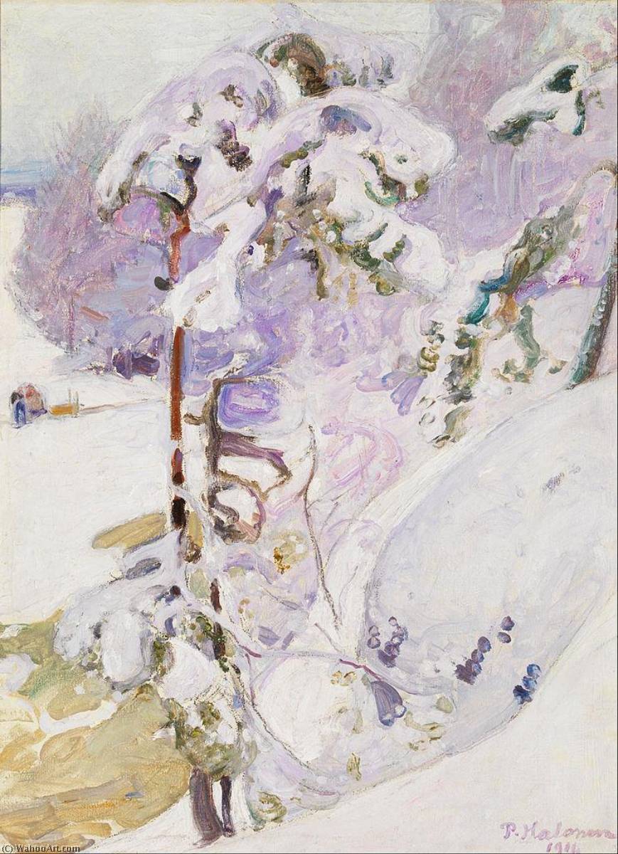 WikiOO.org - Encyclopedia of Fine Arts - Maľba, Artwork Pekka Halonen - Early Spring