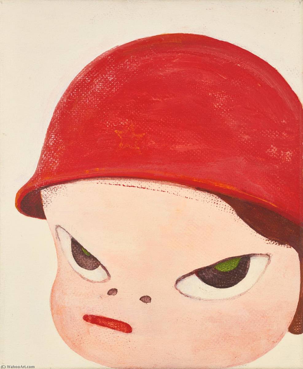 Wikioo.org – La Enciclopedia de las Bellas Artes - Pintura, Obras de arte de Yoshitomo Nara - Pequeño rojo  Soldado