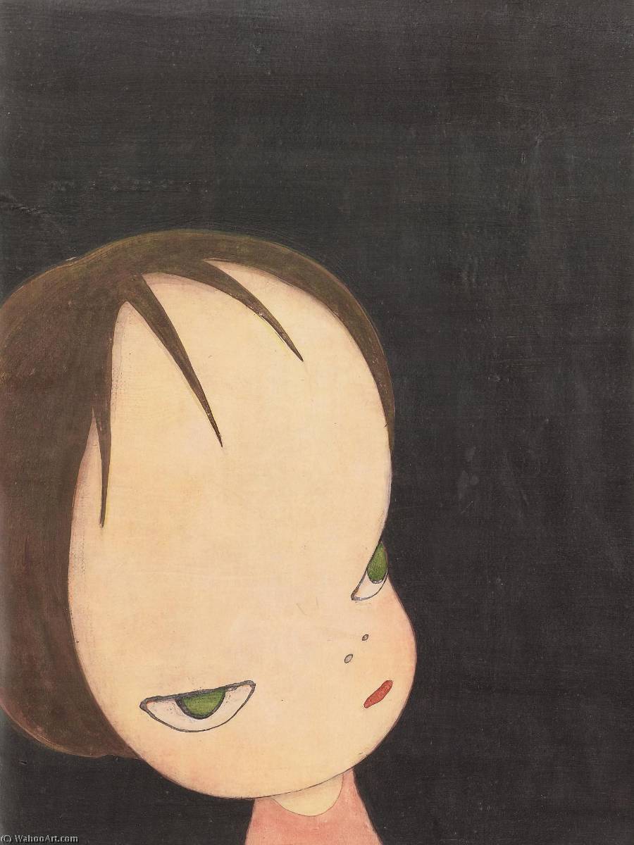 Wikioo.org - สารานุกรมวิจิตรศิลป์ - จิตรกรรม Yoshitomo Nara - Sleepless Night