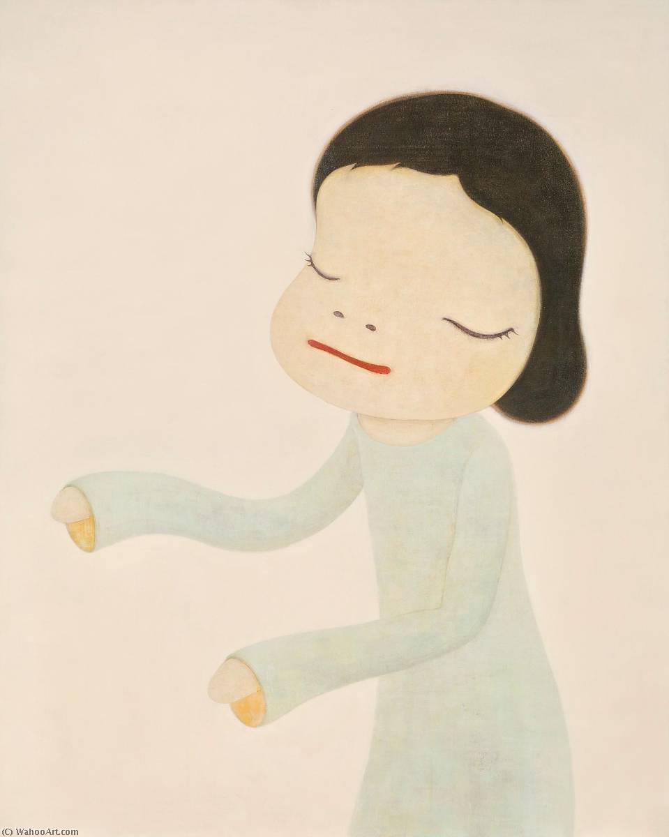 Wikoo.org - موسوعة الفنون الجميلة - اللوحة، العمل الفني Yoshitomo Nara - Night Walker
