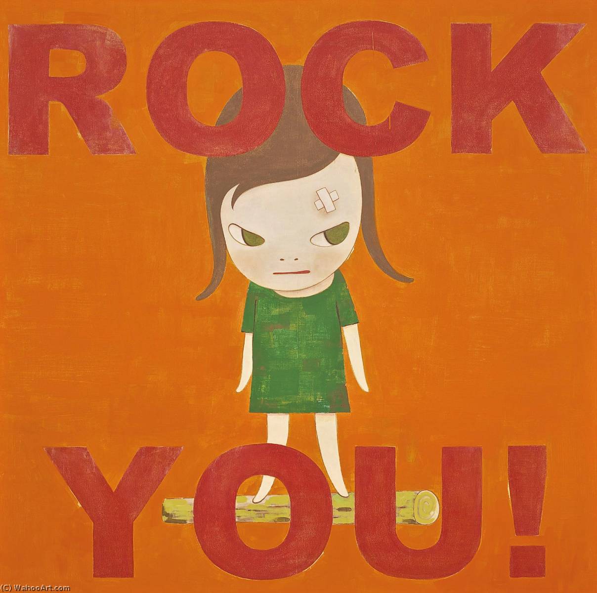 WikiOO.org - Encyclopedia of Fine Arts - Maalaus, taideteos Yoshitomo Nara - Rock You