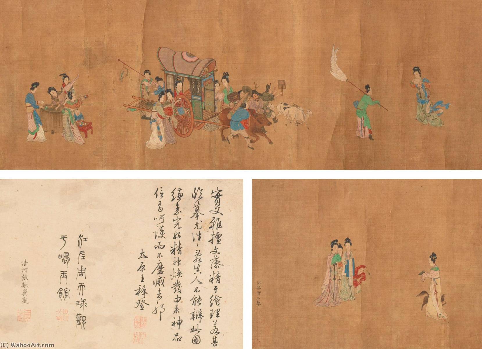 WikiOO.org - Encyclopedia of Fine Arts - Maalaus, taideteos Qiu Ying - MAIDEN