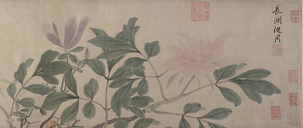Wikioo.org - The Encyclopedia of Fine Arts - Painting, Artwork by Shen Zhou - Flowers of the Four Seasons
