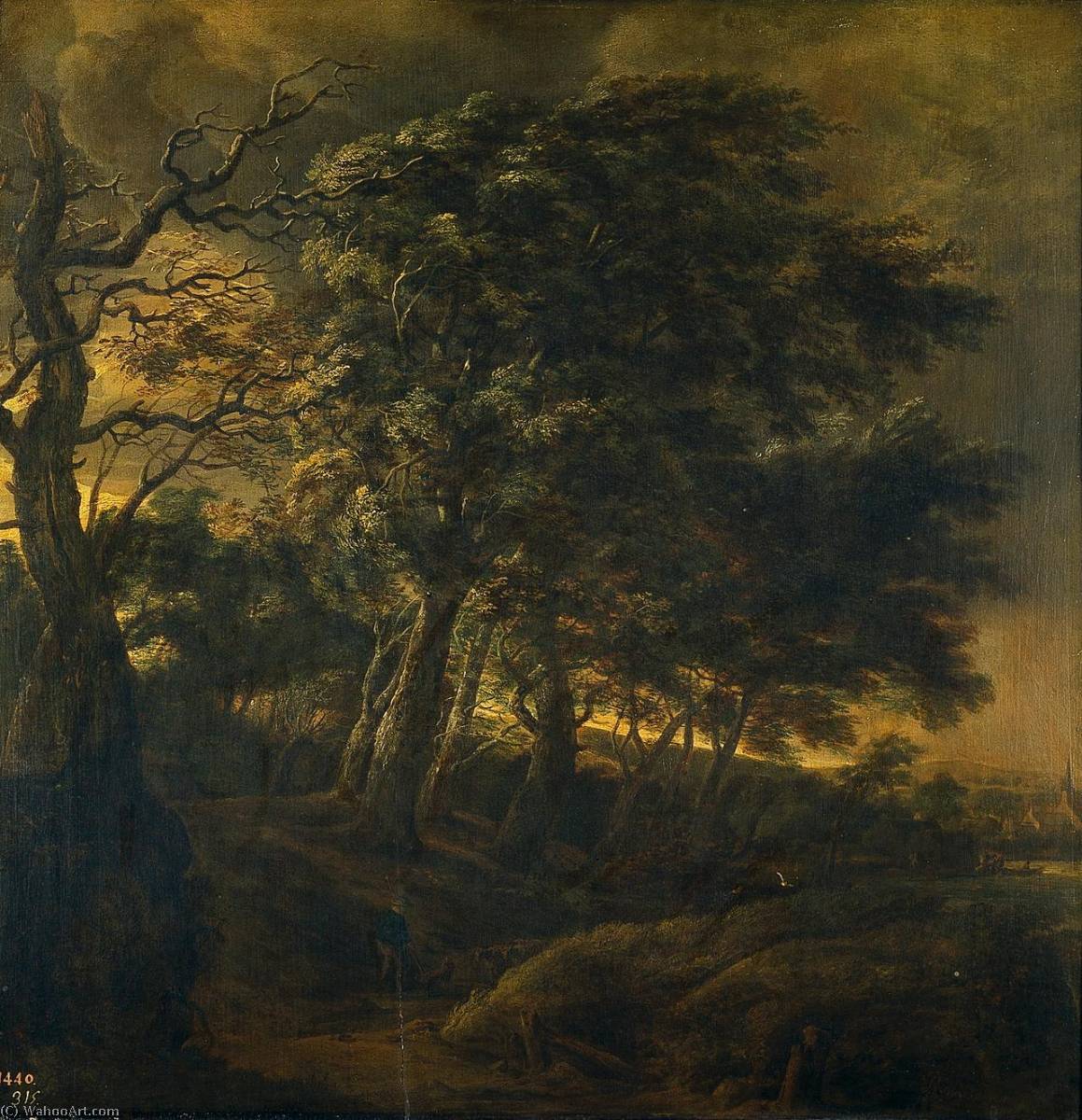 Wikioo.org - The Encyclopedia of Fine Arts - Painting, Artwork by Simon Jacobsz De Vlieger - Forest