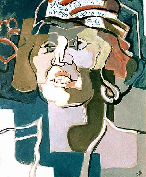 WikiOO.org - Encyclopedia of Fine Arts - Lukisan, Artwork Vladimir Baranoff Rossiné - Isadora Duncan